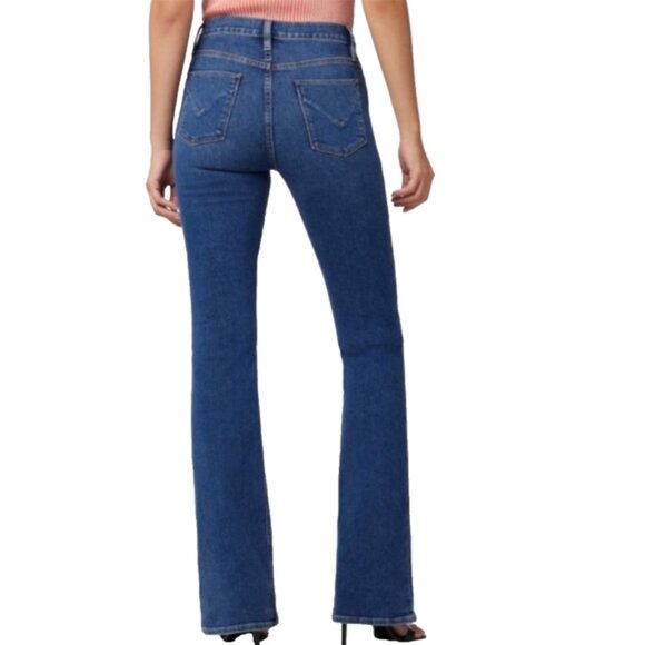 Hudson Jeans Barbara High Rise Distresses Bootcut in Spades - Picture 4 of 7